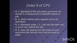 APPEARANCE AND NONAPPEARANCE OF PARTIES IN TAMIL ORDER9 RULE 114 CPC [upl. by Piegari]