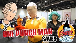 OnePunch Man Saves London Super Comic Con 2016 [upl. by Hanauq349]