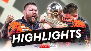 Michael Smith amp Michael van Gerwens EPIC final  World Darts Championship Final 2023 Highlights [upl. by Syd]