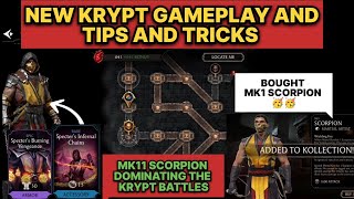 mk mobile new krypt  mk mobile krypt gameplay  mk1 scorpion mk mobile [upl. by Hulton]