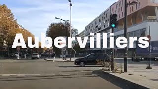 Aubervilliers 4K Driving French region [upl. by Oberg]