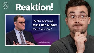 CDU will Bürgergeld abschaffen  Kühnert vs Spahn bei Maischberger Reaktion [upl. by Nwahsyt]