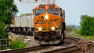 4K Railfanning the Bnsf Chillicothe sub 52922 [upl. by Rodina]