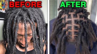 AMAZING Dreadlock Transformation  First ReTwist After 60 Days [upl. by Pirri87]