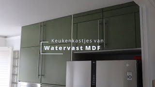 Keukendeurtjes en ladefronten vervangen voor watervast MDF [upl. by Mariko786]