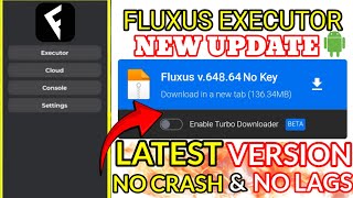 NEW FLUXUS EXECUTOR NEW LAST VERSION V647 REALISED  NO LAG  FLUXUS EXECUTOR MOBILEPC ROBLOX [upl. by Tomkiel]