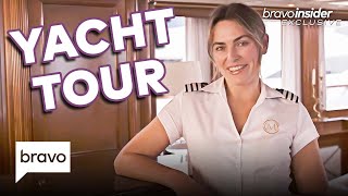 Exclusive Look Inside Below Deck Med’s Mega Yacht  Season 6  Below Deck Mediterranean [upl. by Kiersten470]