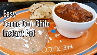 How to make THE BEST Carne con Chile Colorado amp Potatoes  Instant Pot Recipe  Views on the road [upl. by Sissel888]