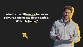 Polyurea vs Epoxy  which is better for a concrete coating [upl. by Leummas]