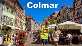 Colmar Alsace France  City Walk 4K UHD [upl. by Nohtanoj]