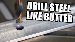 How to Drill Holes in Metal Master the Drill Press [upl. by Nylikcaj]