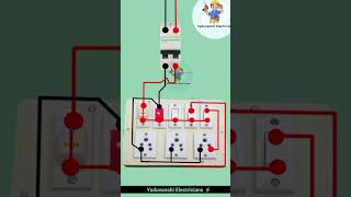 Yaduvanshi Electricians ⚡board wiring diagram Short Trending Viral Reels Video 20255 [upl. by Astiram]