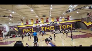 Jurupa Hills vs Arlington Varsity 3rd Set 9 6 24 [upl. by Jolanta319]