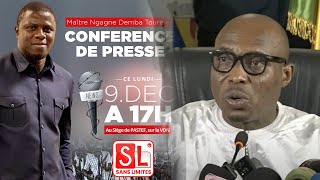 🔴Direct  Réplique salée de Me Ngagne Demba Touré après la sortie de Barthélémy Diaz [upl. by Rufina]