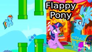 My Little Rainbow Dash Flappy Pony  Horse Racing  Lets Play Online Games  Honeyheartsc [upl. by Yneffit]