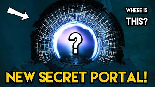 Destiny 2  SECRET PORTAL LEADS SOMEWHERE NEW Hidden Portal Mystery [upl. by Ecenaj]