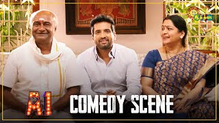 A1  Comedy Scene  Santhanam  MS Bhaskar  Manohar  Adithya TV [upl. by Ydnelg411]