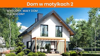 Dom w motylkach 2  Dom do 70m2 z poddaszem użytkowym I ARCHON Projekty Domów [upl. by Connelly572]