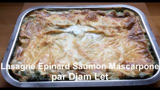 Lasagne épinard saumon mascarpone [upl. by Ardnek]