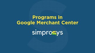 How to Enable Programs in Your Google Merchant Center Account [upl. by Aeniah542]