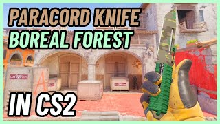 ★ CS2 Paracord Knife Boreal Forest  CS2 Knife InGame Showcase 4K [upl. by Ahsyen]