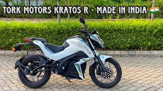 Tork Motors Kratos R Electric Sport Bike  Made in India 🇮🇳 [upl. by Yonita]