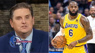 NBA Countdown  quotLeBrons GREATNESS is being wastedquot  Brian Windhorst on Lakers after slow start [upl. by Holzman]