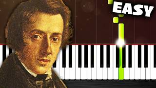 Chopin  Nocturne Op 9 No 2  EASY Piano Tutorial by PlutaX [upl. by Gould673]