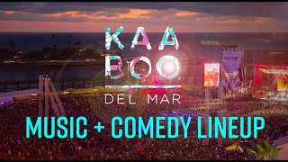 KAABOO Del Mar Music Festival Lineup 2018 [upl. by Annelg110]