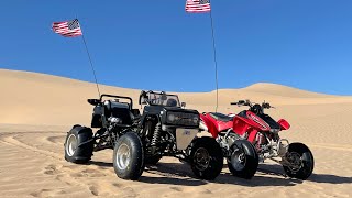 TRX700XX Bronco vs TRX450R Glamis Oldmoblie Hill [upl. by Aleta]