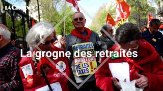 Contre la hausse de la CSG la grogne des retraités [upl. by Fritz]