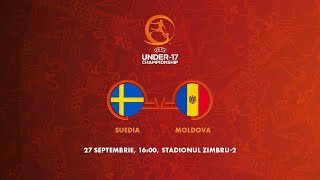 LIVE Suedia U17  Moldova U17 preliminariile CE2024 [upl. by Harri]