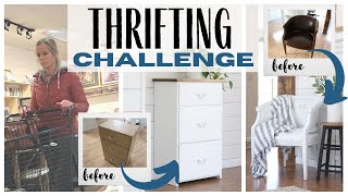 Thrift Store Makeovers  Thrift with Me  Thrift Store Challenge  Furniture Makeovers [upl. by Leinadnhoj376]