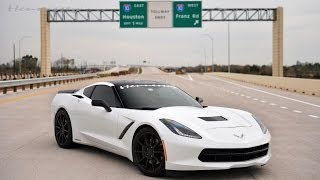 Hennessey C7 Corvette Runs 200 MPH on Texas Toll Road [upl. by Ayotl]