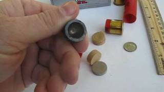 Winchester Power Point 12 Gauge 2 34quot Rifled Slug  Jug Test [upl. by Ahsienel]