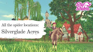 ALL THE SPIDERS OF SILVERGLADE ACRES updated🕷️ Star Stable Online [upl. by Dallis]