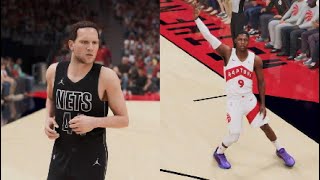 Young teams going at it Brooklyn Nets vs Toronto Raptors NBA 2K25 [upl. by Care]