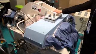 YAC automatic shirt press ironing machine shirt laundry factory [upl. by Iman]