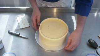 Marzipanning for Royal Icing Video Demonstration [upl. by Enilarac]