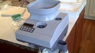 Coin Counter CS2000 Part 1 of 2 Setup and operation [upl. by Euqinor]