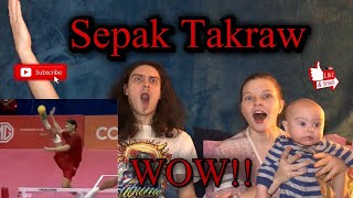 😱🔥YOU WONT BELIEVE THIS FOREIGN SPORT Americans React to Sepak Takraw😱😱 [upl. by Yliak]