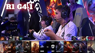 100 vs R7  Game 1  Day 2 LoL Worlds 2024 PlayIns  100 Thieves vs Movistar R7 G1 Full [upl. by Huppert614]