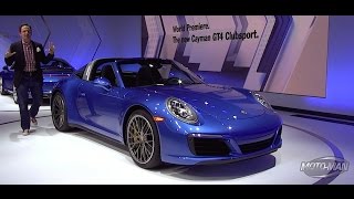 2017 Porsche 911 Targa 4 amp Porsche 911 Targa 4S LAAutoShow TECH REVIEW [upl. by Enoob]