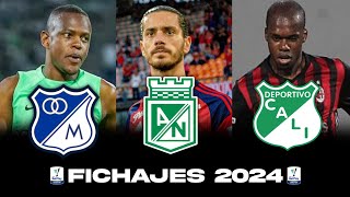 🔥FICHAJES Y SALIDAS LIGA BETPLAY 2024 Fichajes Nacional  Millonarios  Cali  América  Dim junior [upl. by Nolad]