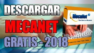 Descargar Mecanet gratis 2018  Curso de mecanografía completo [upl. by Yerffej232]