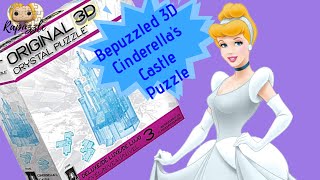 Bepuzzled 3D Crystal Puzzle Cinderellas Castle Time Lapse [upl. by Natsuj719]