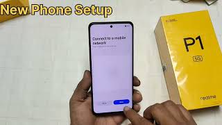 Realme P1 5G setup kaise kare how to setup in Realme p15g  setup new phone Realme P1 5G [upl. by Cybil719]