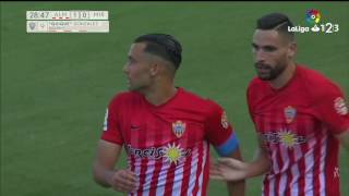 Golazo de Quique 10 UD Almería vs CD Mirandés [upl. by Aikehs]