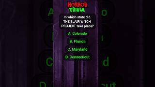 Horror Movie Trivia  The Blair Witch Project quiz [upl. by Juley]