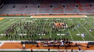 Minooka High School marching Indians at University of Illinois 2014 quotAround the Worldquot [upl. by Greyson]